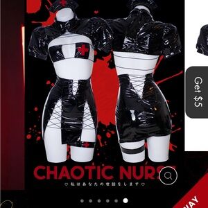 MOE FLAVOR Chaotic Nurse Latex Outfit